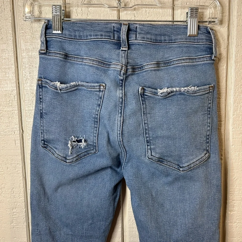 AGOLDE Sophie High Rise Skinny, size 26.  Some slight wear below zipper.